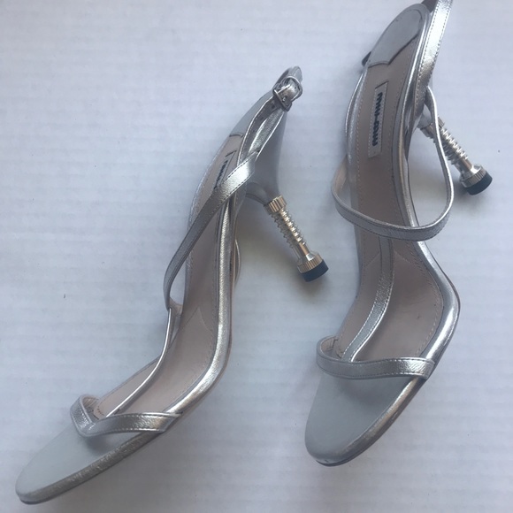 Miu Miu Bolt Heel T-Strap Sandal - Picture 9 of 13